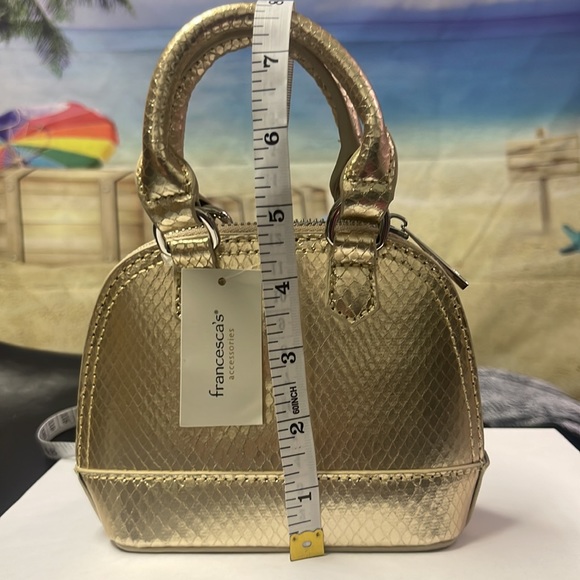Brand new with tags Woman’s Francesca’s dome metallic mini bag. - Picture 2 of 16